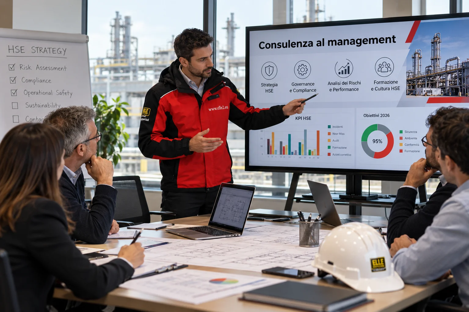 Consulenza strategica HSE in ambiente industriale